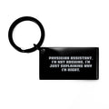 Funny Physician Assistant Gifts for Men from Coworkers, Unique Keychain for Graduation Day, I'm Not Arguing I'm Just Explaining Why I'm Right Keychain - Image 1