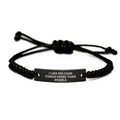 Funny Cane Corso Dog Rope Bracelet Gift for Men - Birthday Unique Gifts from Friends - I Like My Cane Corso More Than People - Image 1