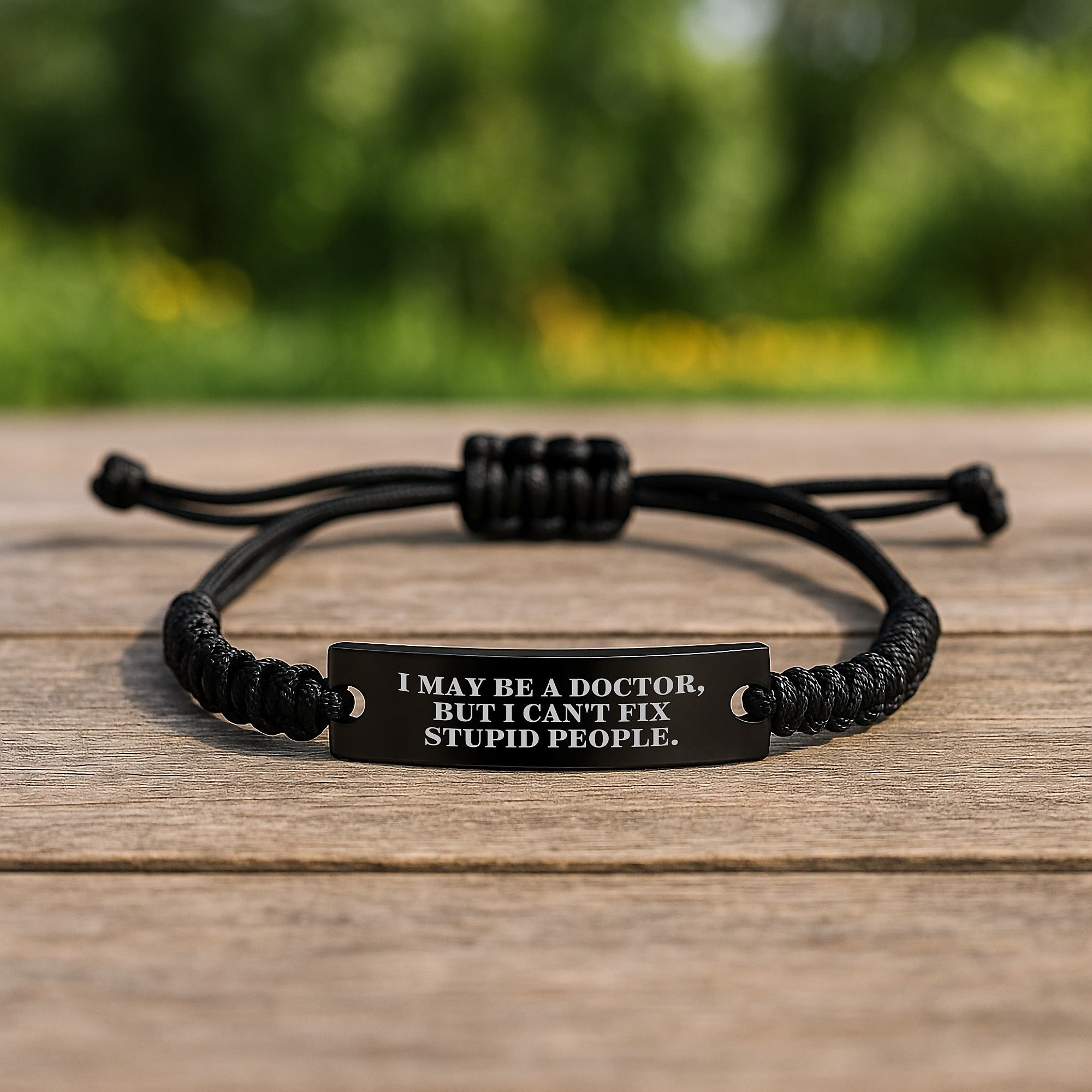 Funny Doctor Rope Bracelet Gifts for Doctor Men Graduation Unique Gifts from Friends Family - Image 2